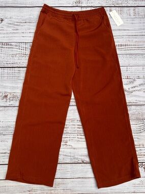French Laundry Men's Rust Corduroy Drawcord Pants